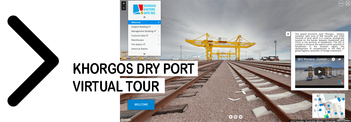 KAZAKISTAN, SEZ KHORGOS DRY PORT: VIRTUAL TOUR A 360 GRADI
